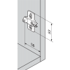 Prowadnik Blum 193L6100 modul wys.0mm